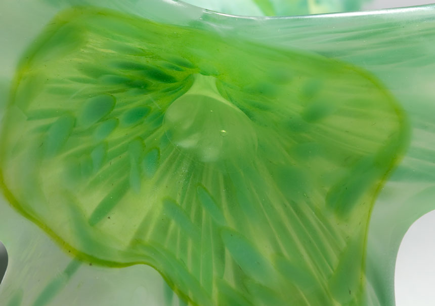 Kali ~ Mori botanical blown glass sculpture